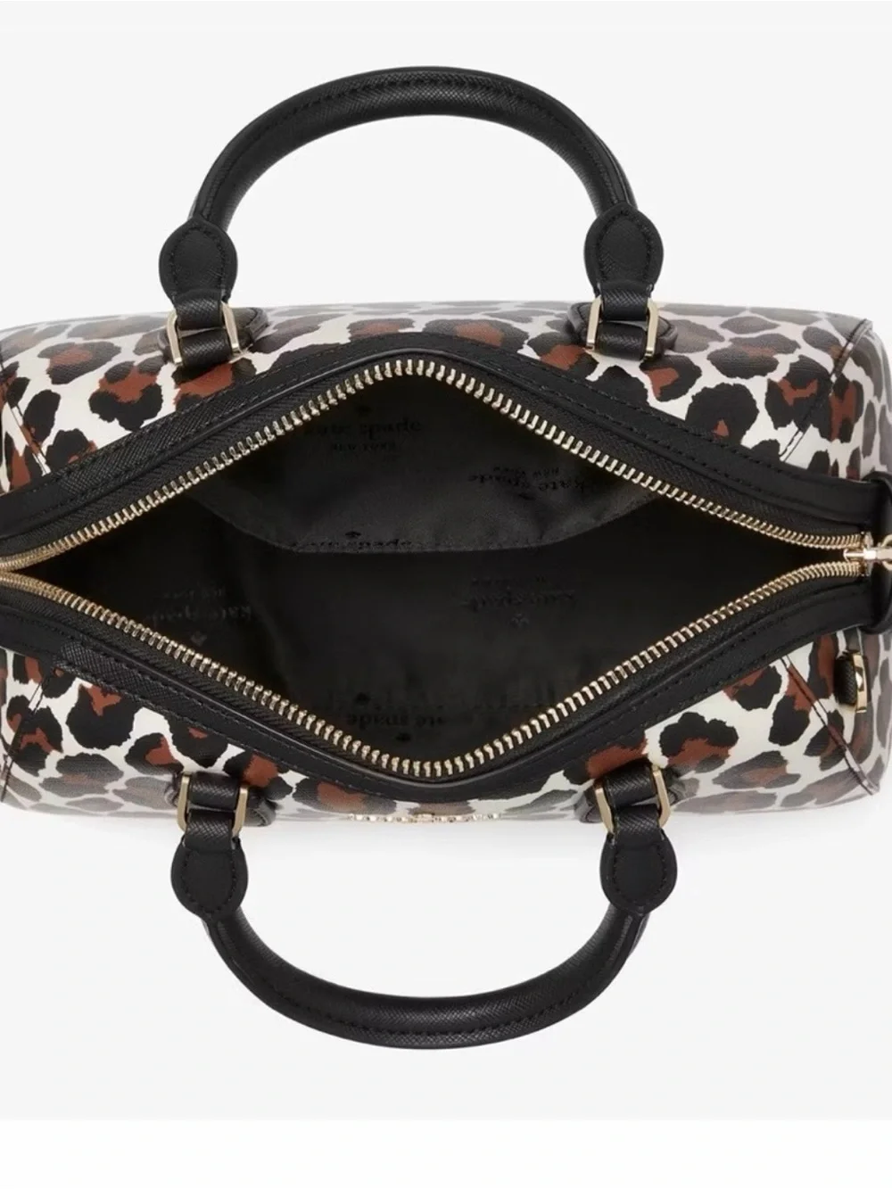 Kate Spade Madison Leopard-Print Dome Satchel